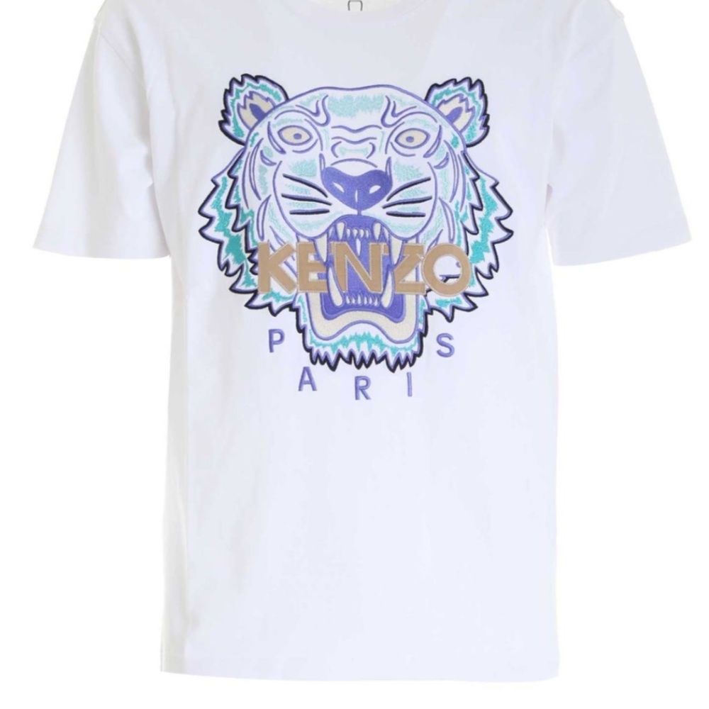 Tiger embroidered T-shirt KENZO